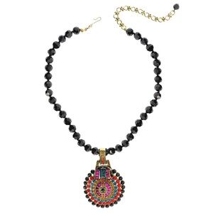 Heidi Daus Guilty Pleasure Beaded Crystal Magnetic Enhancer Necklace